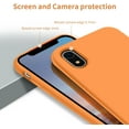 thumbnail image 6 of for iPhone XR Case, [Silky and Soft Touch Series] Premium Soft Silicone Rubber Full-Body Protective Bumper Case Compatible with Apple iPhone XR 6.1 inch (Orange), 6 of 15