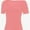 Pink, variant on Women's Casual Short Sleeve Scoop Neck Summer Tops Ribbed Knit Slim Fit Tee Shirts