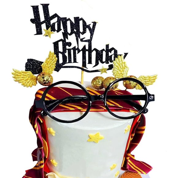 Adorno para tartas de cumpleaños Gallarato Wizard, 10 unidades