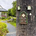 thumbnail image 4 of 1 Set, Mini Fairy Tale Door Decorations,Outdoor Decorative Pendants, OutdoorDecorative Garden Statue Stake For Patio Decoration MULTI, 4 of 6