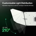 thumbnail image 5 of VIVOSUN AeroLight Wing AW200SE, LED Grow Light 200W with Integrated Circulation Fan, Compatible with App, Used with Growhub Controller E42A/E25 to Achieve More Functions for 4x2/3x3 Grow Tent, 5 of 9