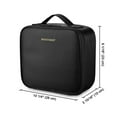 Byootique 10" Travel Makeup Bag Cosmetic Case Storage Handle Organizer