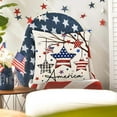thumbnail image 4 of PATLOLLAV 4th of July Pillow Covers, Patriotic Good Bless American Star Outdoor Decorative Pillow Covers Fourth of July Cushion Case Independence Memorial Day Home Sofa Decoration, 4 of 7