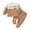 Brown, variant on Futezty Toddler Boys Girls Clothes Fall Winter Outfit Sets, Baby Boy Girl Outfits Long Sleeve Crew Neck Solid Elastic Waist 6M 1T 2T 3T 4T 5T 2-Pieces Set Everyday