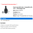 thumbnail image 2 of Front Lower Ball Joint - Compatible with 1977 - 1993 Dodge D150 1978 1979 1980 1981 1982 1983 1984 1985 1986 1987 1988 1989 1990 1991 1992, 2 of 2