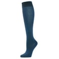 thumbnail image 2 of MeMoi Women's Natural Bamboo Blend Solid Knit Knee High Socks - Womens - Female, One Size, Dark Gray, 2 of 11