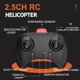 thumbnail image 2 of Helicóptero RC de 2,4 GHz Avión de control remoto para evitar obstáculos (2.5CH azul), 2 of 6