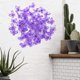 thumbnail image 4 of Auear Paquete De 50 Mariposas Con Purpurina De Alambre De Malla Transparente Con Gema Para Decoración Del Hogar Y Bodas, Decoraciones De Pared Para Fiestas (Púrpura), 4 of 5