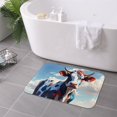 thumbnail image 7 of Non Slip Door Mat, Colorful Cow Pasture Fast Drying Bath Tub Mats, Absorbent Bathroom Rugs Entrance Welcome Mat, Bath MatS for Tub, Floor, Home, Kitchen, Hotel,16x24in, 7 of 7
