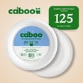 thumbnail image 2 of Platos de papel desechables Caboo Bamboo, 25 cm, paquete de 125, 2 of 9