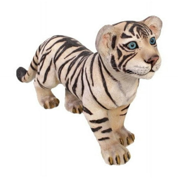 Standing Siberian Tiger Cub Life Size Statue
