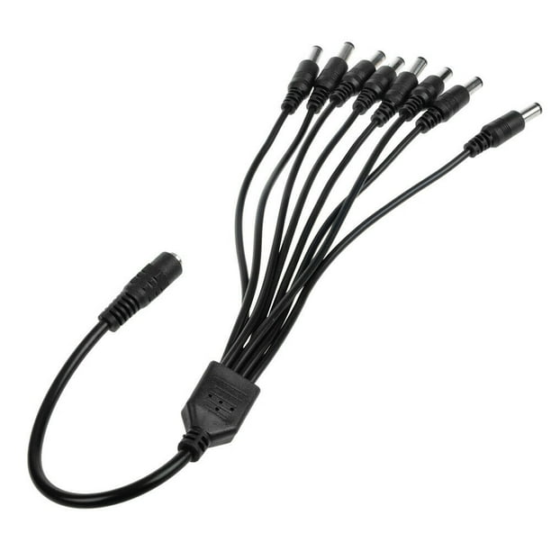DC 1 Female to 8 Male Power Splitter Cable for ZOSI CCTV Security