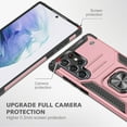 thumbnail image 2 of FIEWESEY Cases for Samsung Galaxy S23 Ultra Case[Military Grade Drop]Heavy Duty Silicone Rugged Shockproof Protective Cover for Samsung Galaxy S23 Ultra Phone Case with Ring Kickstand Hard(Rose Gold), 2 of 7