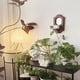 thumbnail image 3 of Espejo de Pared Vintage con Estante, Candelabro de Aromaterapia de Madera Maciza, Decoración Colgante para Cafetería, Estante de Pared., 3 of 5