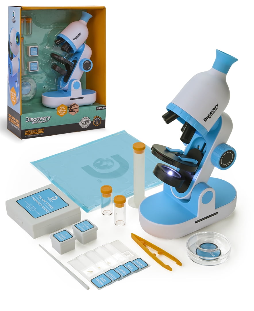 Discovery #MINDBLOWN 1200X, 600X, 300X Microscope, 41-Piece