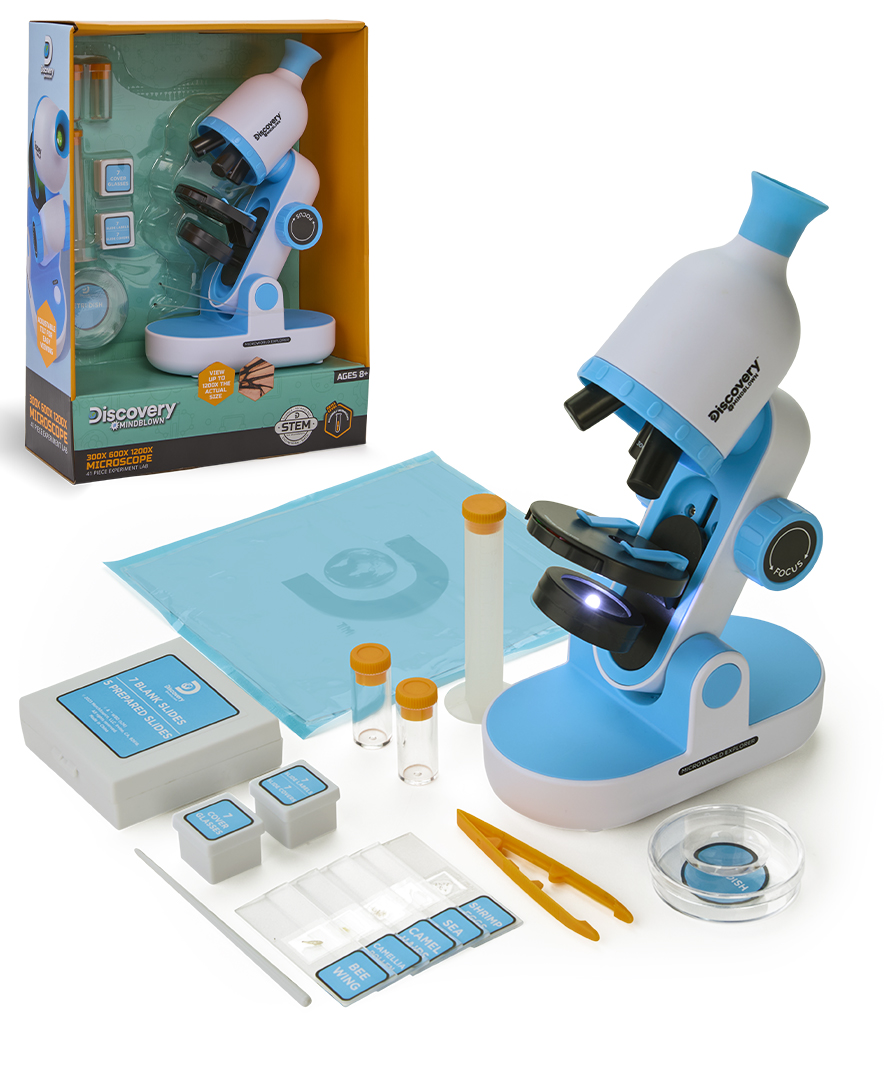 Discovery #Mindblown 1200X Microscope Experiment Lab