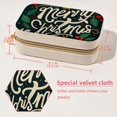 thumbnail image 5 of Christmas Velvet Portable Jewelry Box with Removable Compartment - Necklace, Earring, and Travel Organizer - Gift, 5 of 7