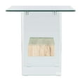 thumbnail image 4 of Safavieh Home Kayley Natural and Glass Accent Table, 4 of 5