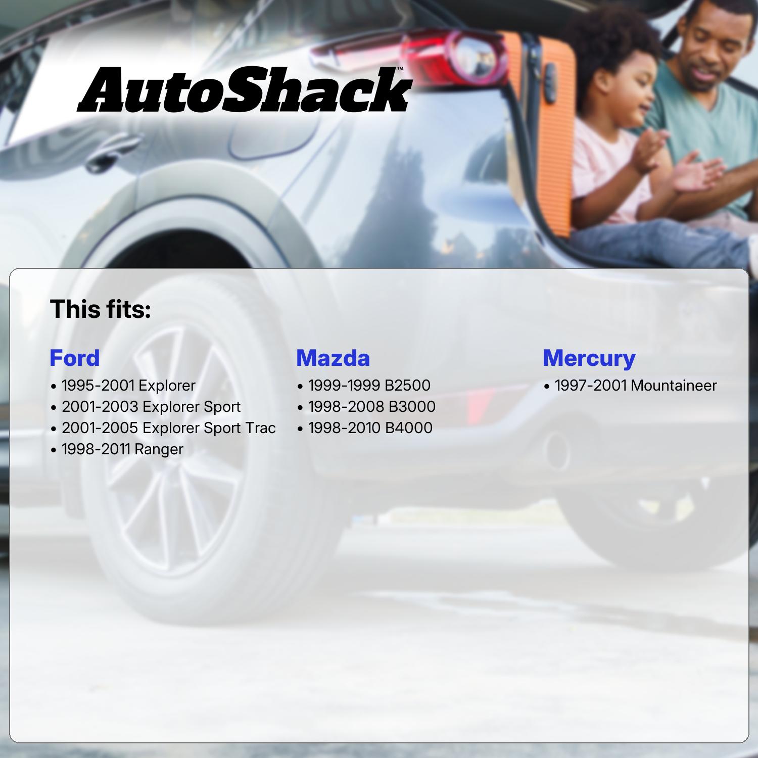 AutoShack Front Lower Control Arms and Ball Joint with Bushings for Ford, Ranger 1998-2011 Explorer 1995-2001 Explorer Sport Trac 2001-2005, 4WD AWD RWD L4 2.3L 2.5L V6 3.0L 4.0L V8 5.0L, Pair