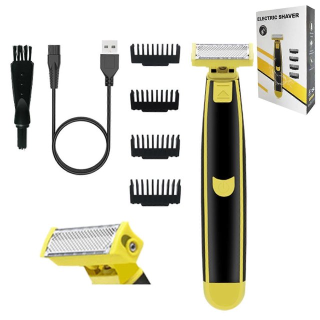 Men's Electric Shaver Full Body Wet Dry, Fast USBC Charging,, Includes Travel Case (1pcs)