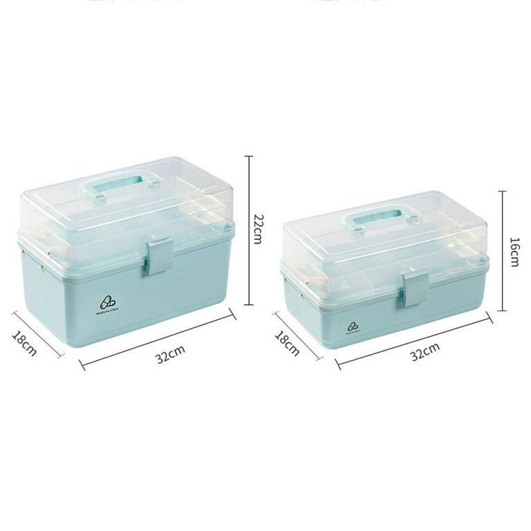 Household Thickened Layered Medicine Box Large Capacity Portable Waterproof  Cloth Medicine Cabinet Storage First Aid Kit Bins - AliExpress