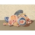 thumbnail image 2 of Miller, Dianne 14x12 Gold Ornate Wood Framed with Double Matting Museum Art Print Titled - Shell Collection I, 2 of 4