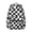 Black and White, variant on Pink and White Checkered Pattern Backpack for School, Cute School Bag with Adjustable Shoulder Straps and Padded Back, 15.3"x11"x7.1"