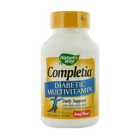Naturesway Completia Diabetic Multivitamin Tablets - 60 Ea ...