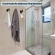 thumbnail image 4 of Matte Black Round Coat Hook 2 Pack, Stainless Steel Bathroom Towel Hook, Wall Mounted, Towel Robe Clothes Cabinet Closet Hook, 4 of 5
