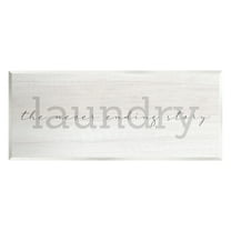 Stupell Industries Laundry Never Ending Story Cursive Typography Sign Graphic Art Unframed Art Print Wall Art, Design by Daphne Polselli