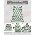 thumbnail image 6 of Tropical Leaves Body Pillow Case Cover - Microfiber Bed Throw Pillow Covers, Boho Green Palm Monstera Leaf Botanical Decorative Lumbar Pillow Cover with Envelope Closure for Sofa/Travel 20"x54", 6 of 6