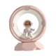 thumbnail image 3 of Lámpara de mesita de noche con luz nocturna, tres colores, decorativa, USB, moderna, para mesita de noche. rosa, 3 of 9