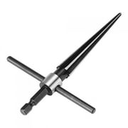 Mgaxyff Bridge Pin Hole Handheld T Shape Tapered Hex Reamer Handle Drilling Tool, Tapered Reamer, Hex Reamer
