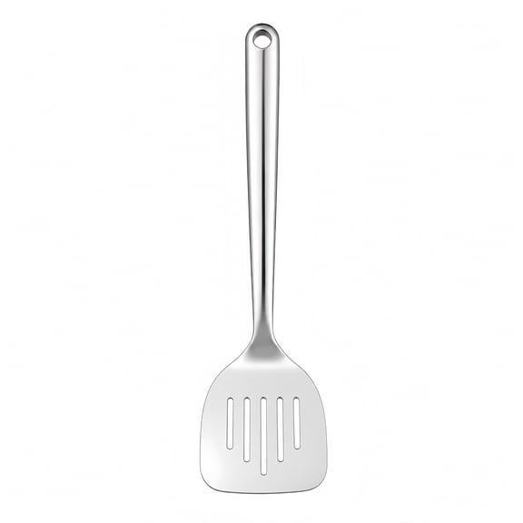Mainstays Ergonomic Stainless Steel Slotted Turner Durable and Dishwasher Safe