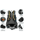 thumbnail image 4 of Mochila impermeable 50l para senderismo Negra Malubero  Malu512, 4 of 5