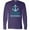Purple, variant on Inktastic Captain Adorable, Boat Anchor, Nautical - Blue Long Sleeve T-Shirt