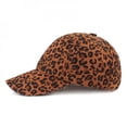 thumbnail image 3 of [BRAND Cleance Sale!]Women Leopard Cheetah Print Dad Hat Animal Print Organic Cotton Baseball Cap Comfortable Winter Warm Adjustable, 3 of 6