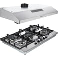thumbnail image 3 of combo parrilla y campana 76 cm supra inox, 3 of 7