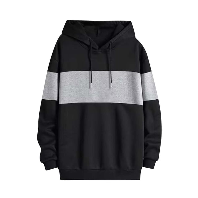 Sudadera con capucha para hombre, sudadera con capucha de manga larga con bloques de color, sudadera con capucha, camisa deportiva, blusa para hombre