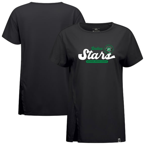Women's Levelwear Black Dallas Stars Influx Monument T-Shirt