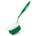 thumbnail image 2 of Libman  18" Long Handle Scrub Brush Green White with Built-in Scraper, 2 of 6