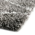 thumbnail image 3 of Unique Loom Rabat Shag Collection Area Rug (4' x 6' Rectangle Gray/Ivory), 3 of 6