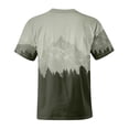 thumbnail image 4 of Qwertyu Oversized Tshirts for Men Short Sleeve Crew Neck Summer Shirts Casual Loose Cotton Vintage Tee Mint Green M, 4 of 5