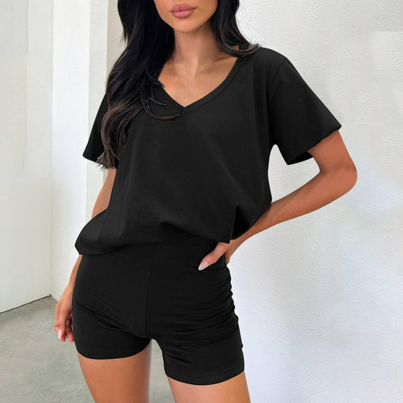 2 Piece Sets for Women Summer Shorts and Top Trendy Two Piece Sets for Women Shorts Womens Two Piece Outfits Summer Shorts