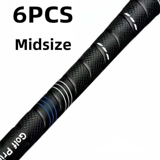13 Pcs CP2 Pro Poignées de Golf / Bande de Caoutchouc Antidérapante, Standard/moyen/jumbo, Noir avec Rayures Rouges / Entrepôt US, Expédition Rapide Gratuite 6 Pcs Bleu Moyen