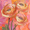 Abstract Pink Flowers, variant on FORMRS Mens Pajama Pants with Pockets Soft Cotton Sleepwear Lounge Bottoms, Sizes S-2XL, Abstract Orange Flowers