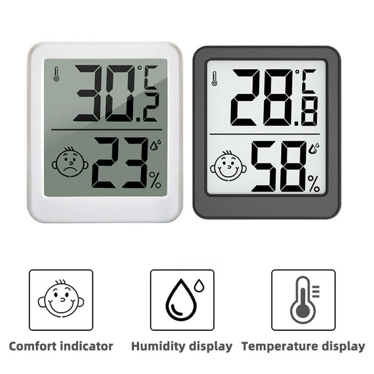 Digital Thermometer Hygrometer LCD Indoor Room Temperature Meter