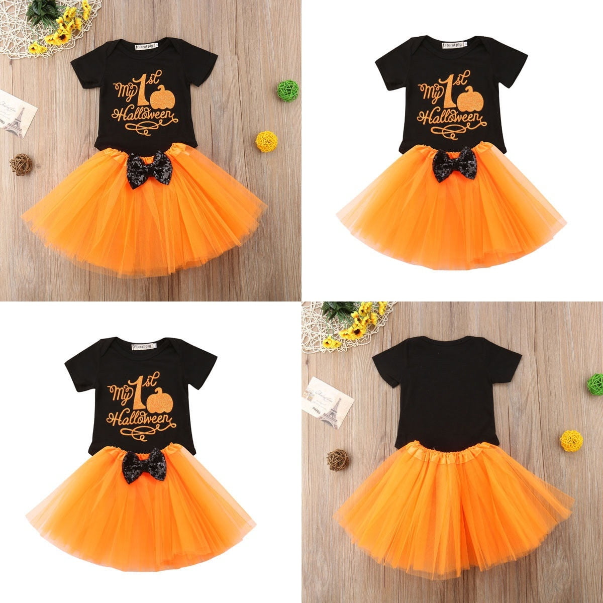pumpkin t shirt dress