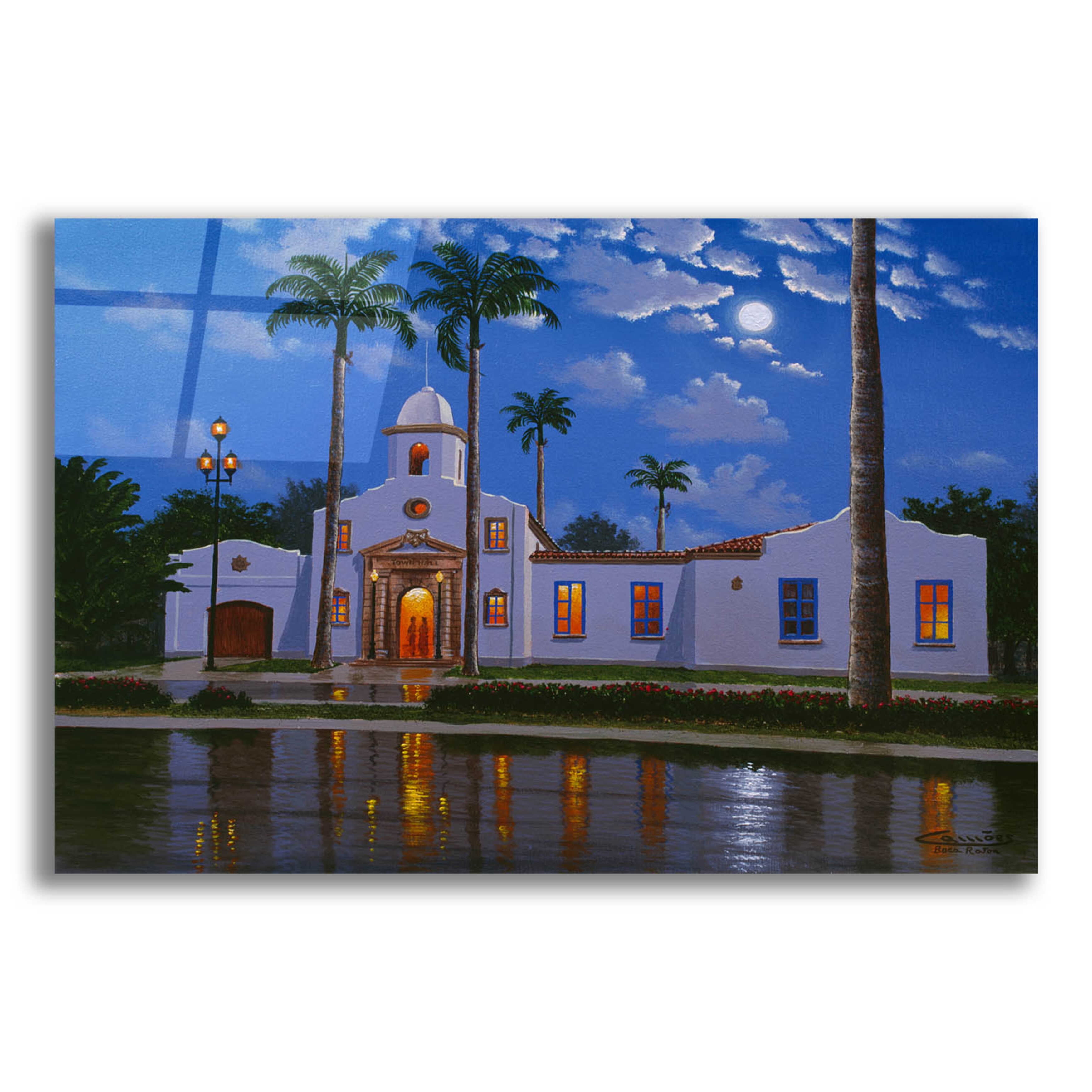 Epic Art 'Boca Raton Town Hall, FL' by Eduardo Camoes, Acrylic Glass