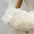 thumbnail image 7 of Detachable Tulle Boa Shawl, Champagne Bridal Ruffle Cape, 11.81x78.74inch, 7 of 7
